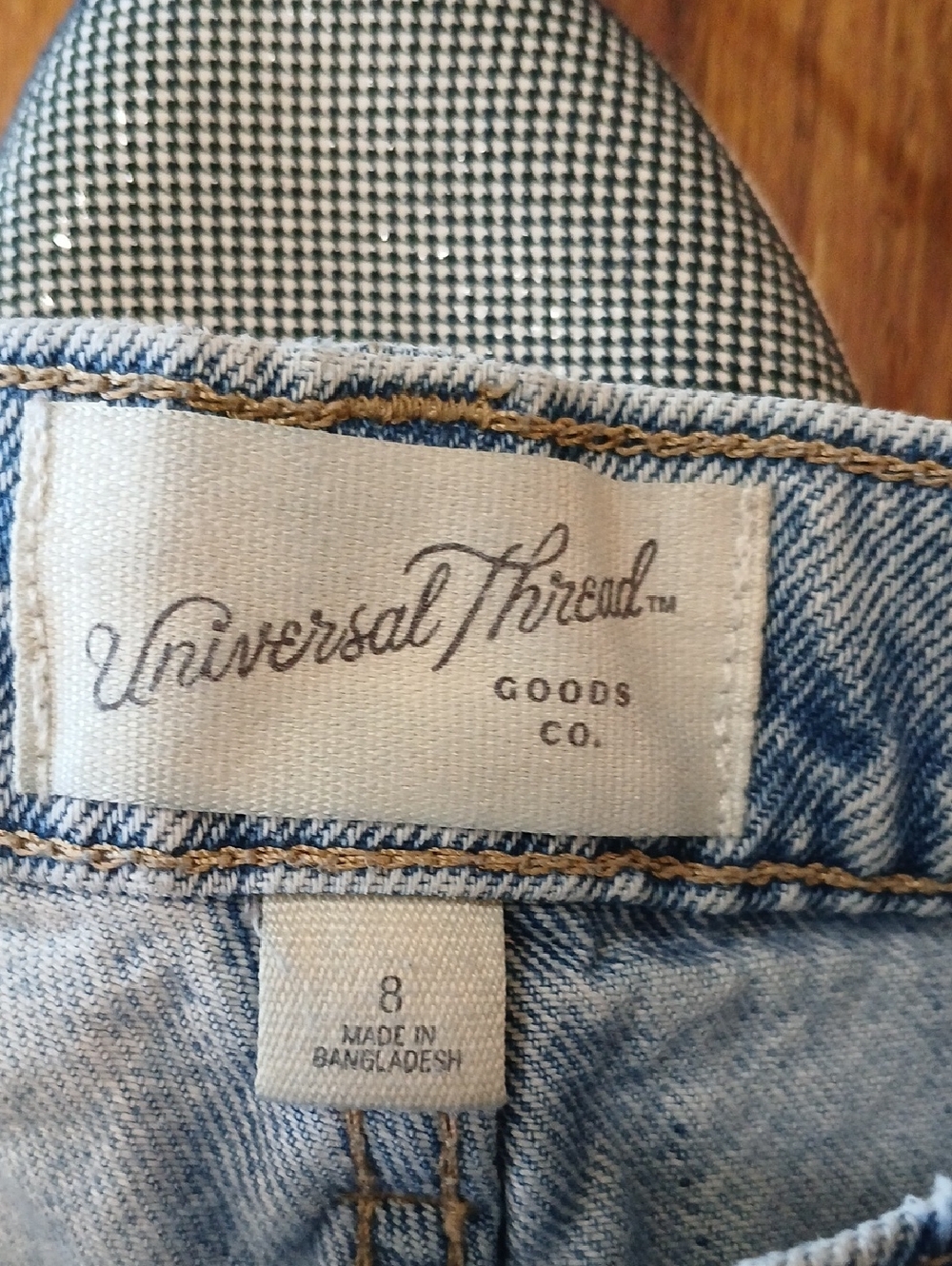 Universal Thread High Rise Easy Barrel Leg Jeans - 8 - Picture 6 of 8
